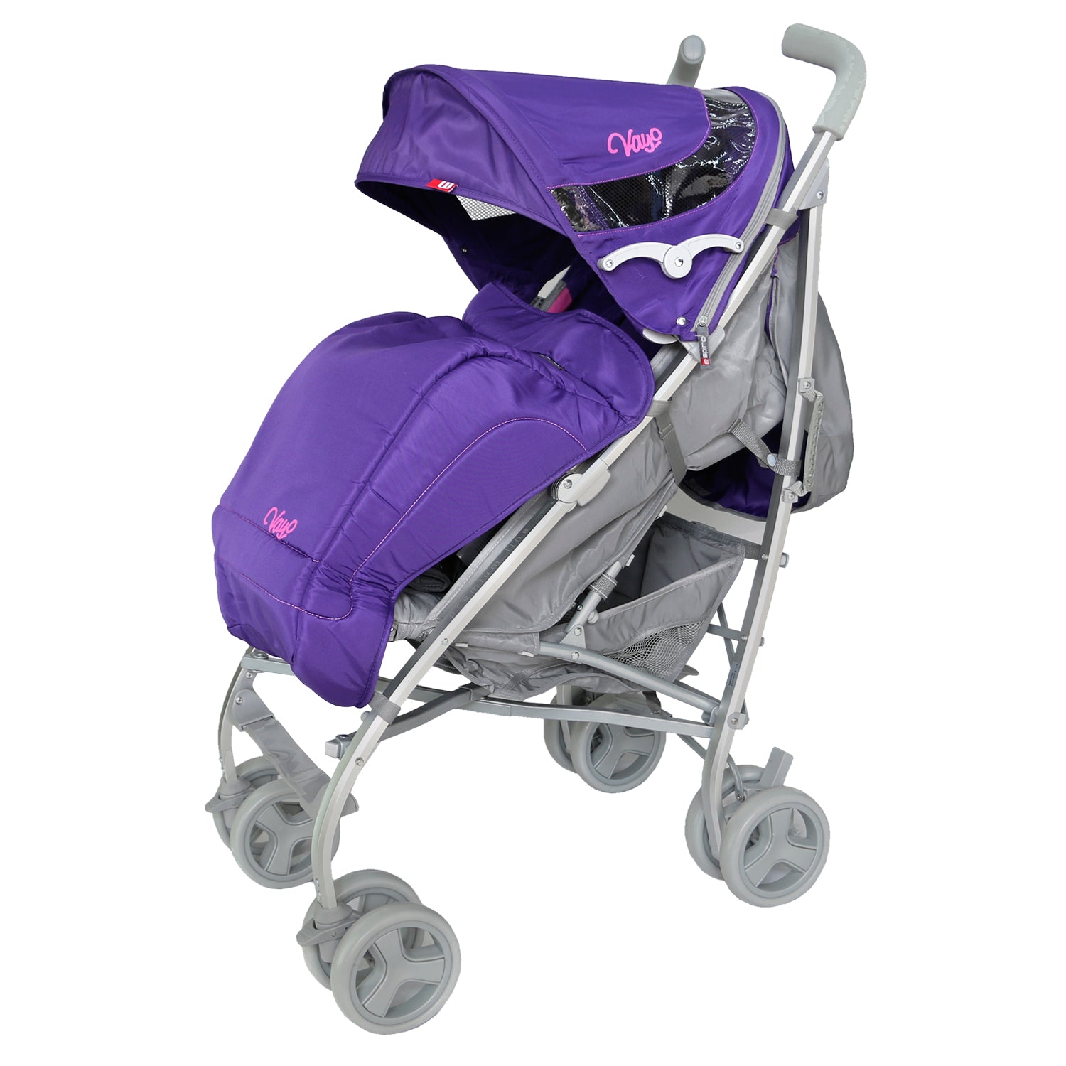 Coche Paseador Bastón Vayo Morado Ebaby