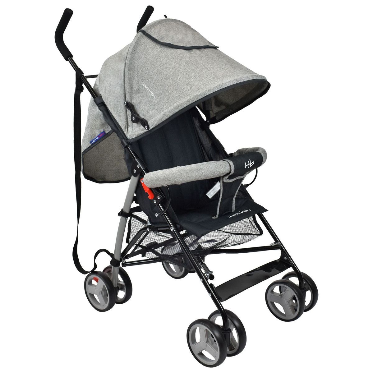 Coche Paseador Future Gris Happy Baby