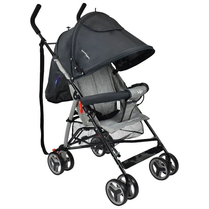 Coche Paseador Future Negro Happy Baby