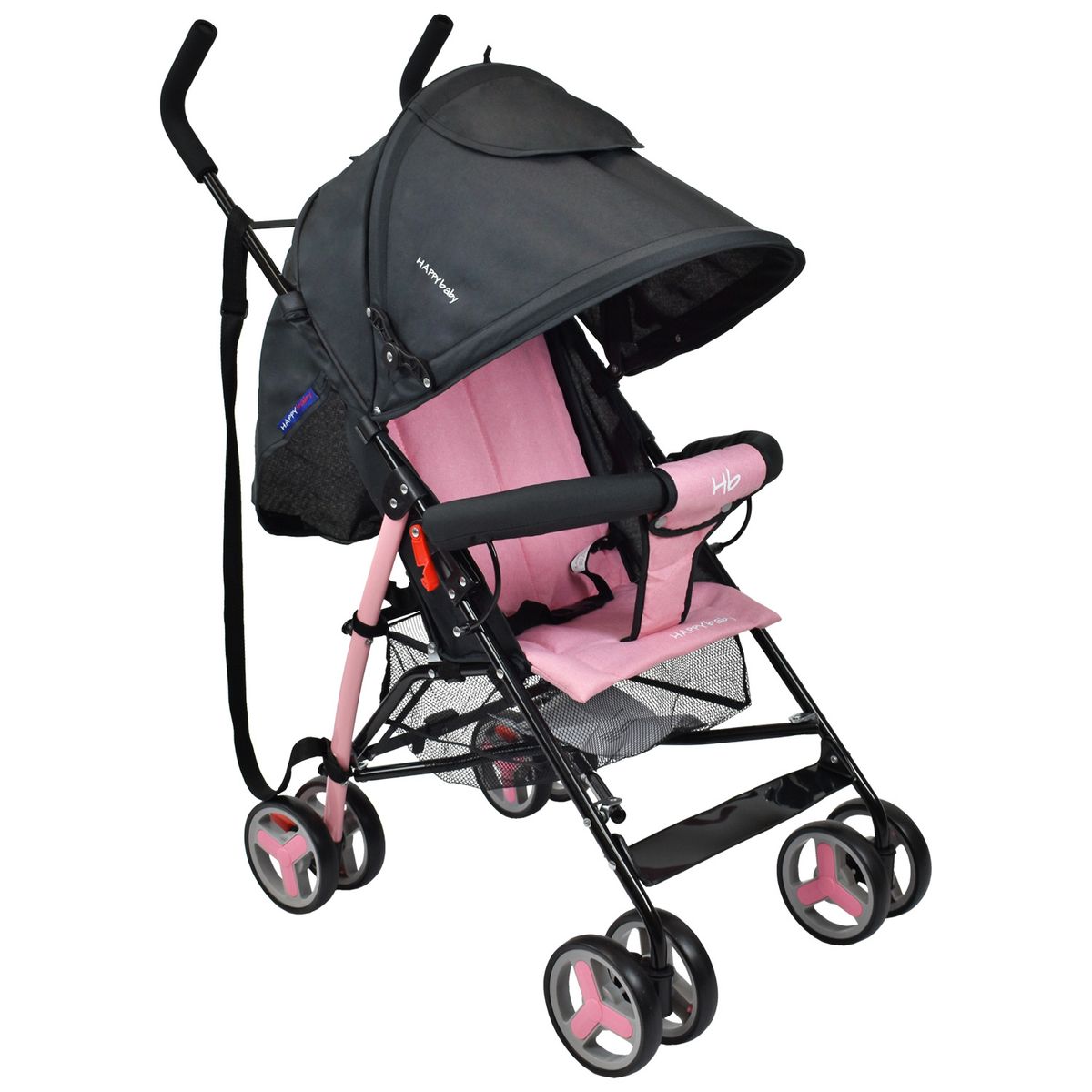 Coche Paseador Future Rosa Happy Baby