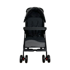 Coche Paseador Owen Negro Happy Baby Frente