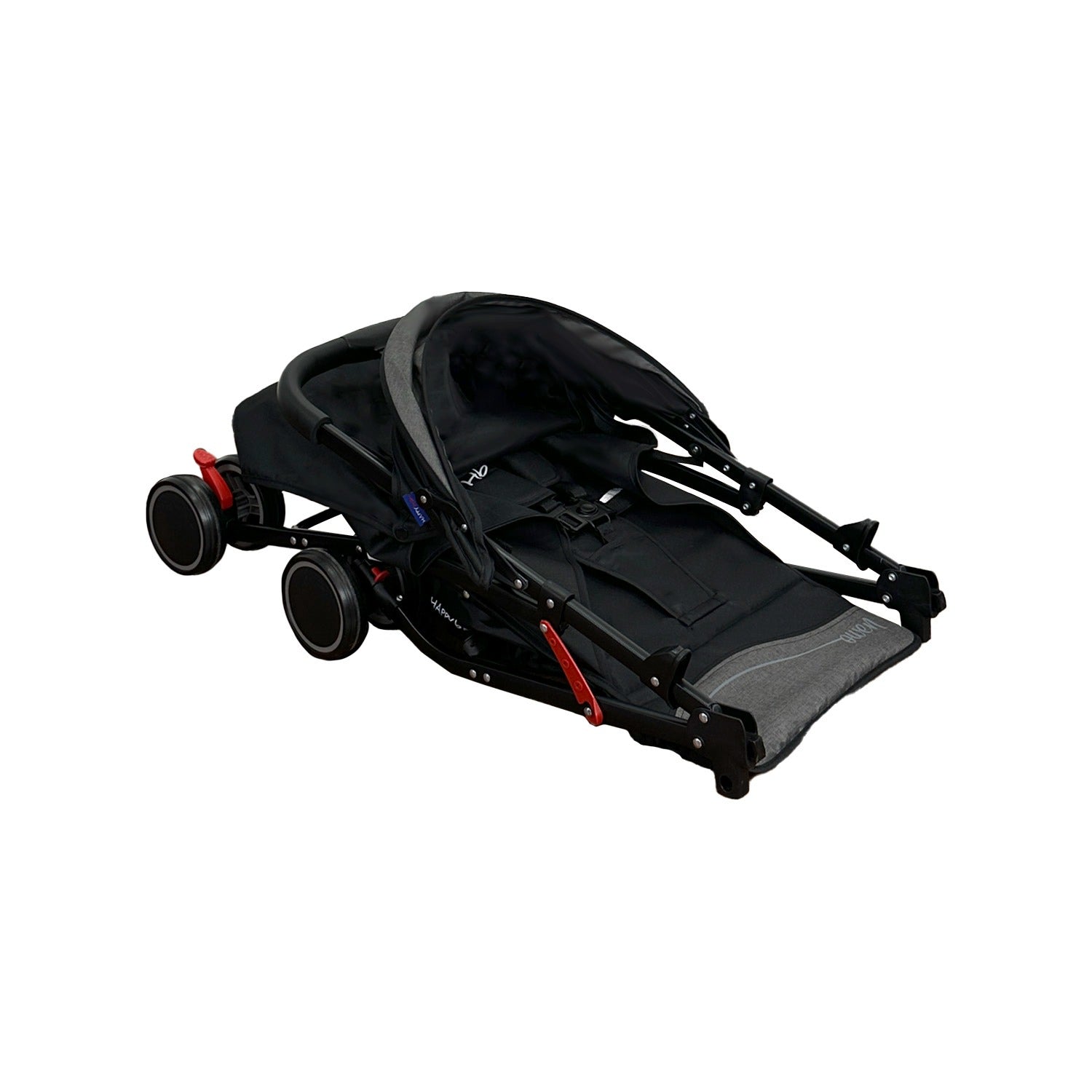 Coche Paseador Owen Negro Happy Baby Plegado