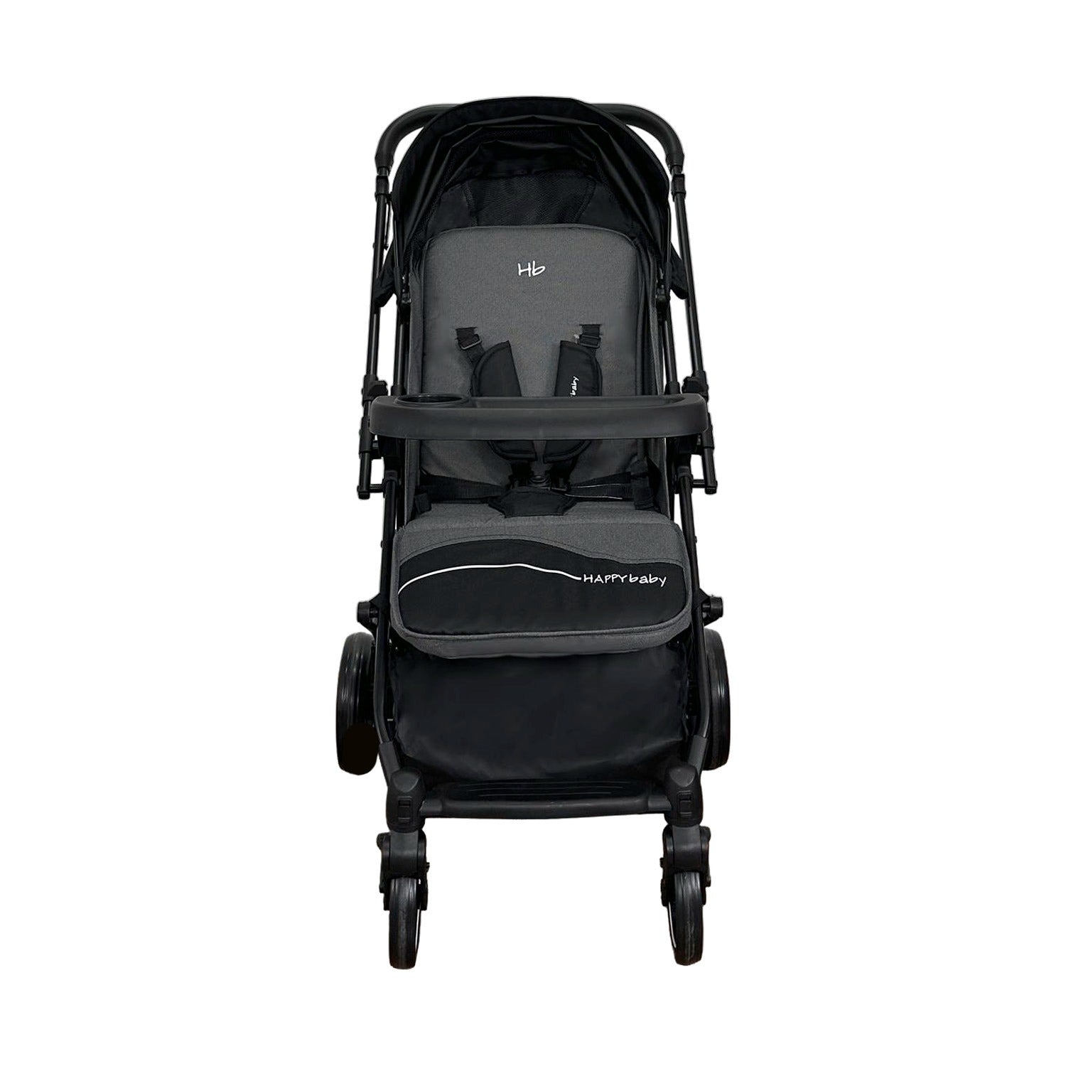 Coche Paseador Reversible Xani Negro Happy Baby Frente