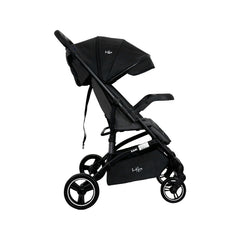 Coche Paseador Reversible Xani Negro Happy Baby Perfil Reclinado