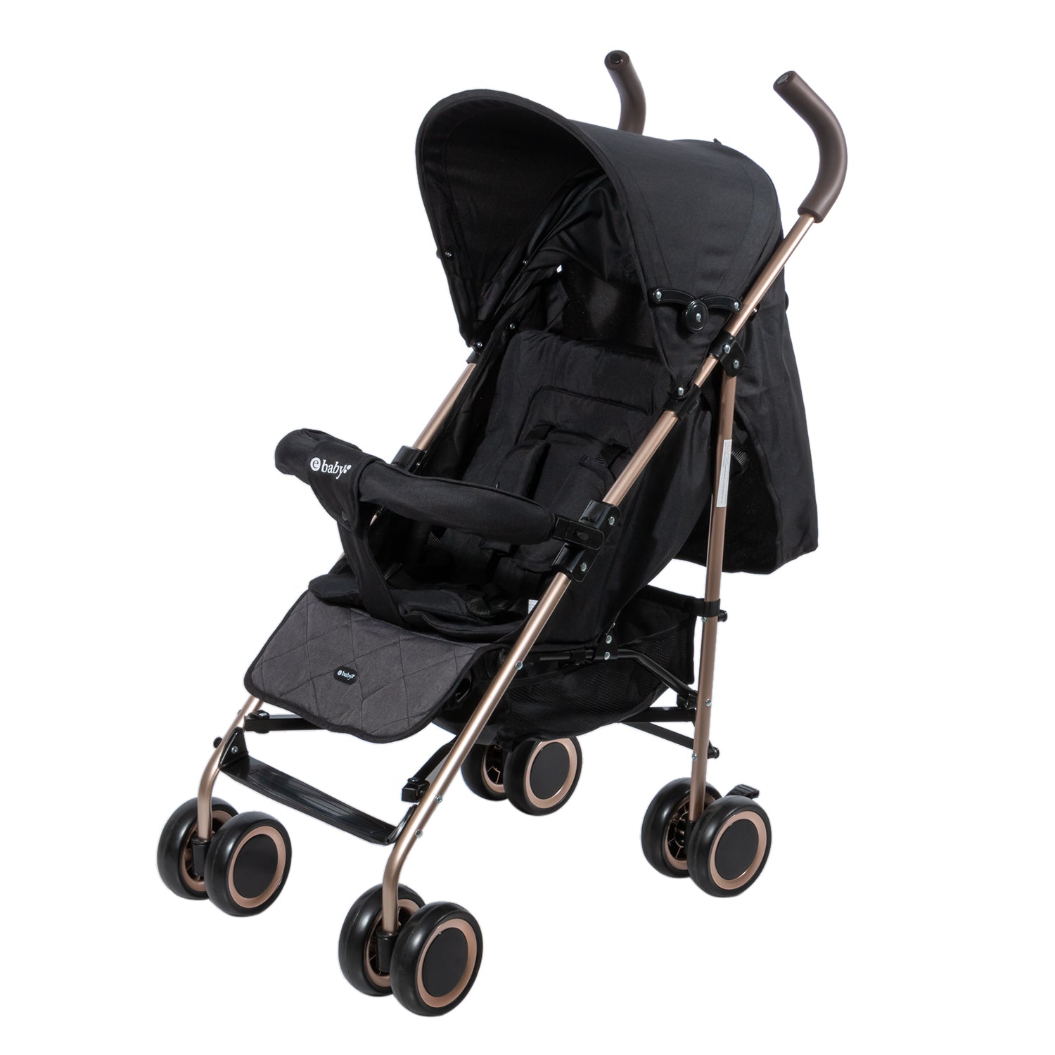 Coche Paseador Travis Negro Ebaby®