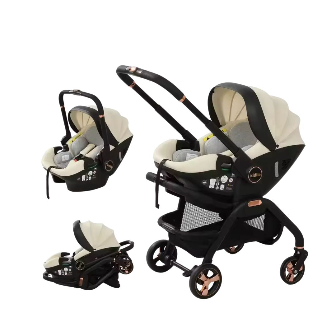 Coche Premium 3 en 1 360° Beige Kidilo beige