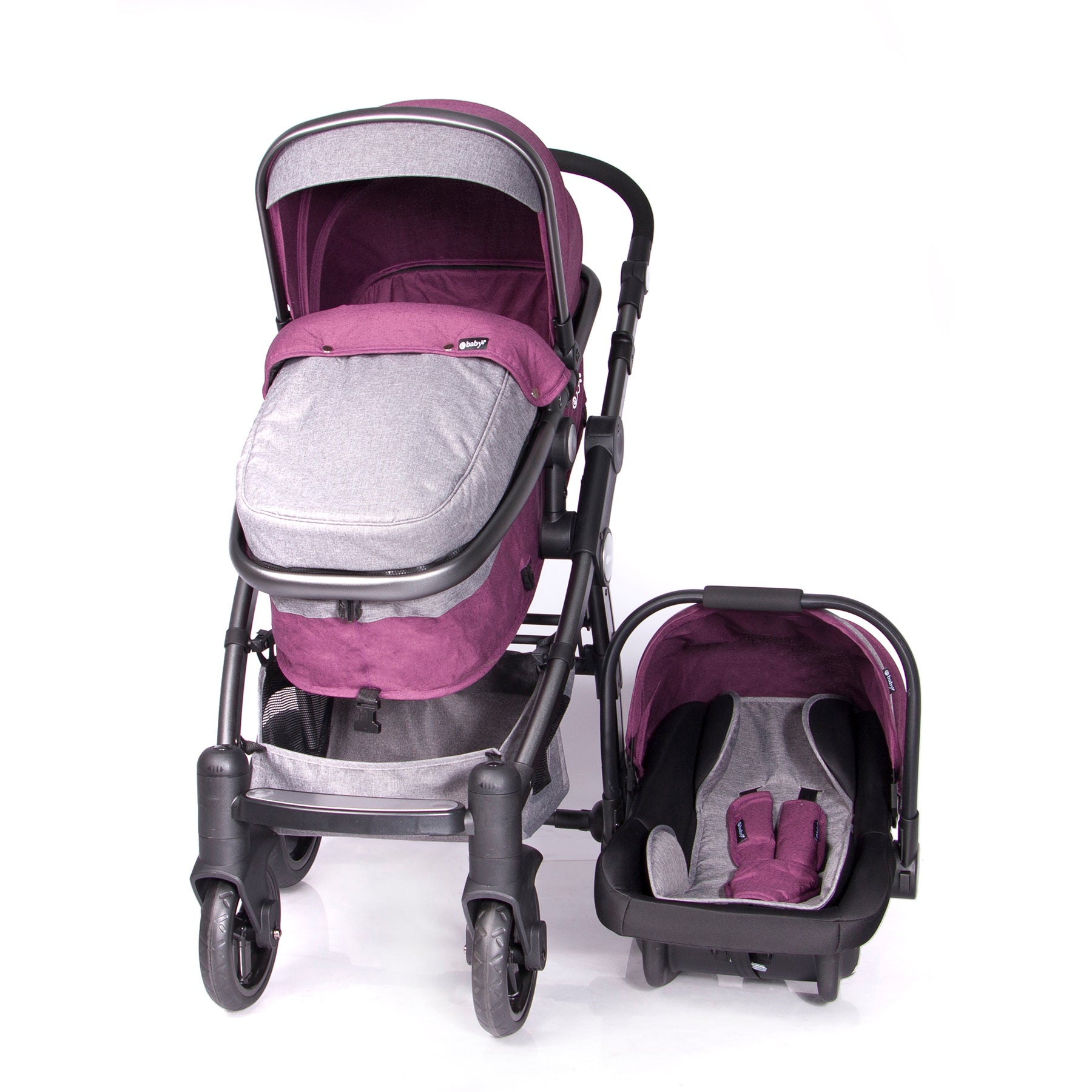 Coche Tainy Deluxe Con Porta Bebe Ebaby®
