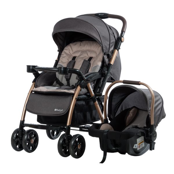 Coche Travel System Braviar Negro EB1092-1 Ebaby®