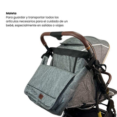 Coche Maleta Zooper 2.0 Gris Maxibaby Maleta