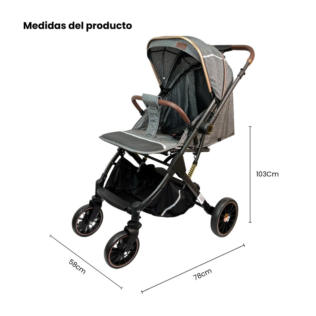 Coche Maleta Zooper 2.0 Gris Maxibaby Medidas