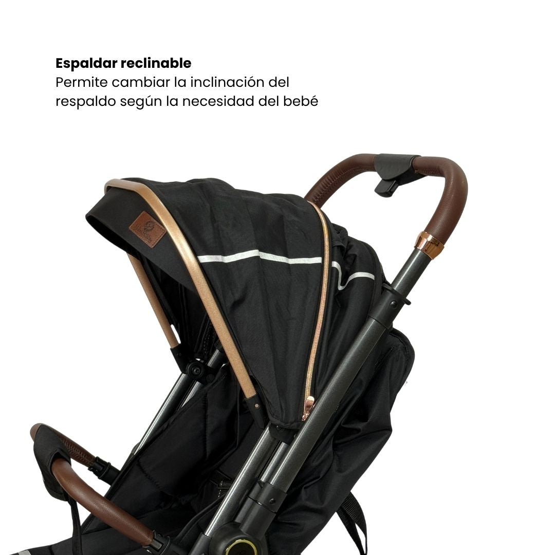 Coche Maleta Zooper 2.0 Negro Maxibaby Espaldar