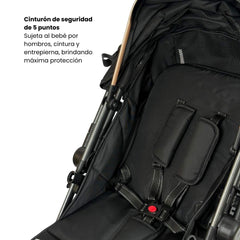 Coche Maleta Zooper 2.0 Negro Maxibaby Seguridad 