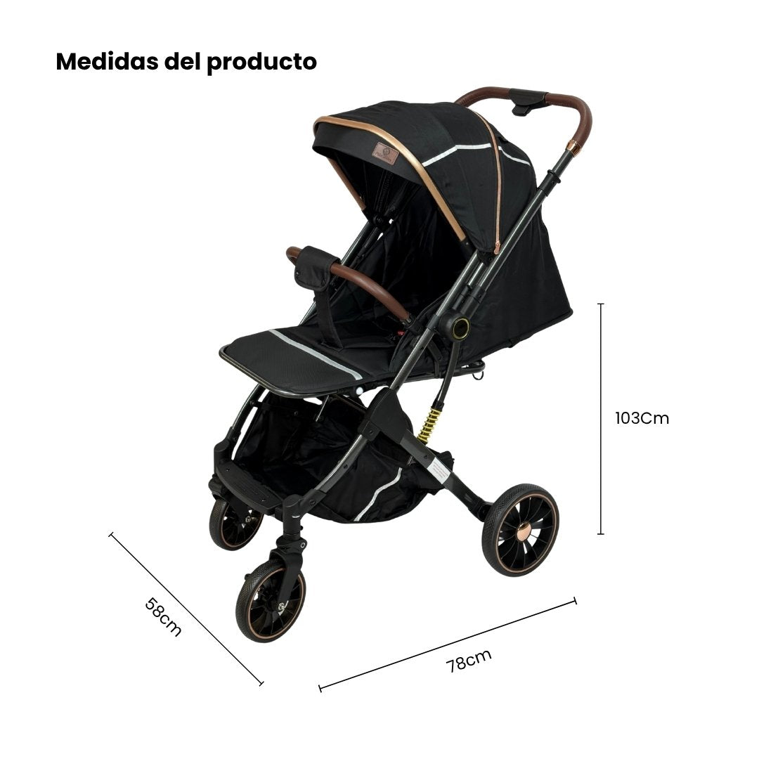 Coche Maleta Zooper 2.0 Negro Maxibaby Medidas