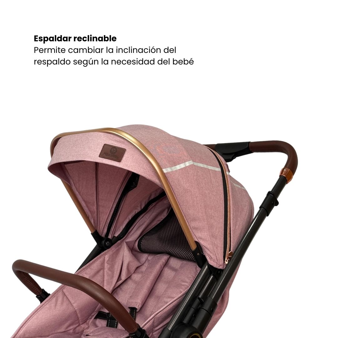 Coche Maleta Zooper 2.0 Rosa Maxibaby Espaldar