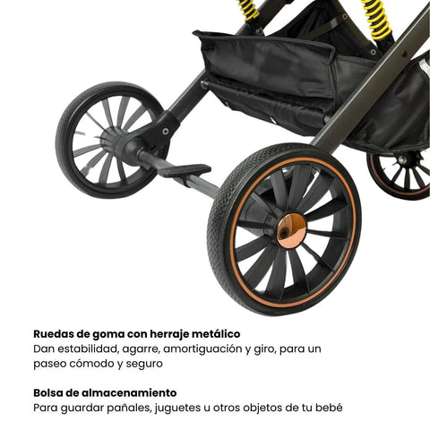 Coche Maleta Zooper 2.0 Rosa Maxibaby Ruedas