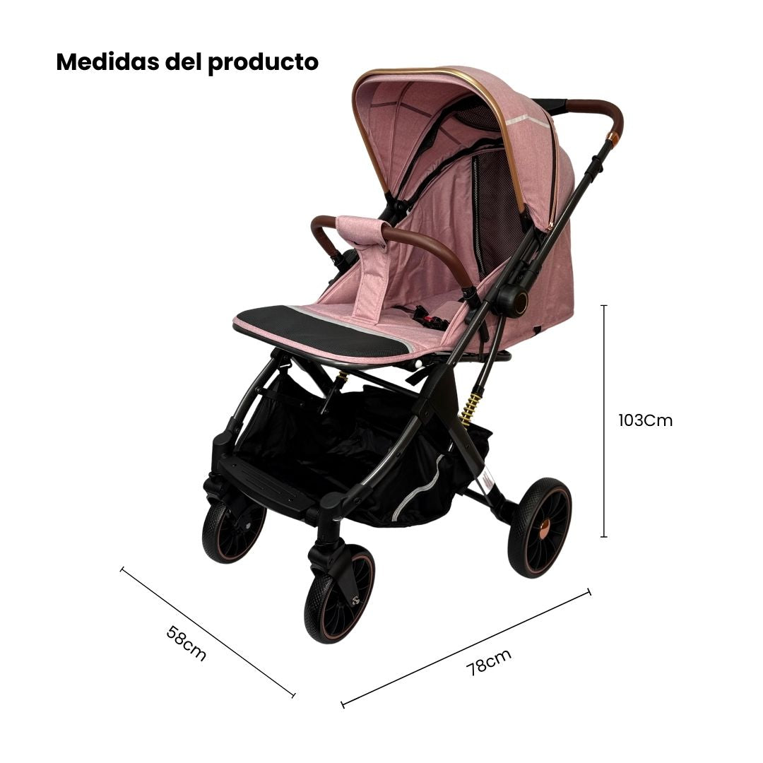 Coche Maleta Zooper 2.0 Rosa Maxibaby Medidas