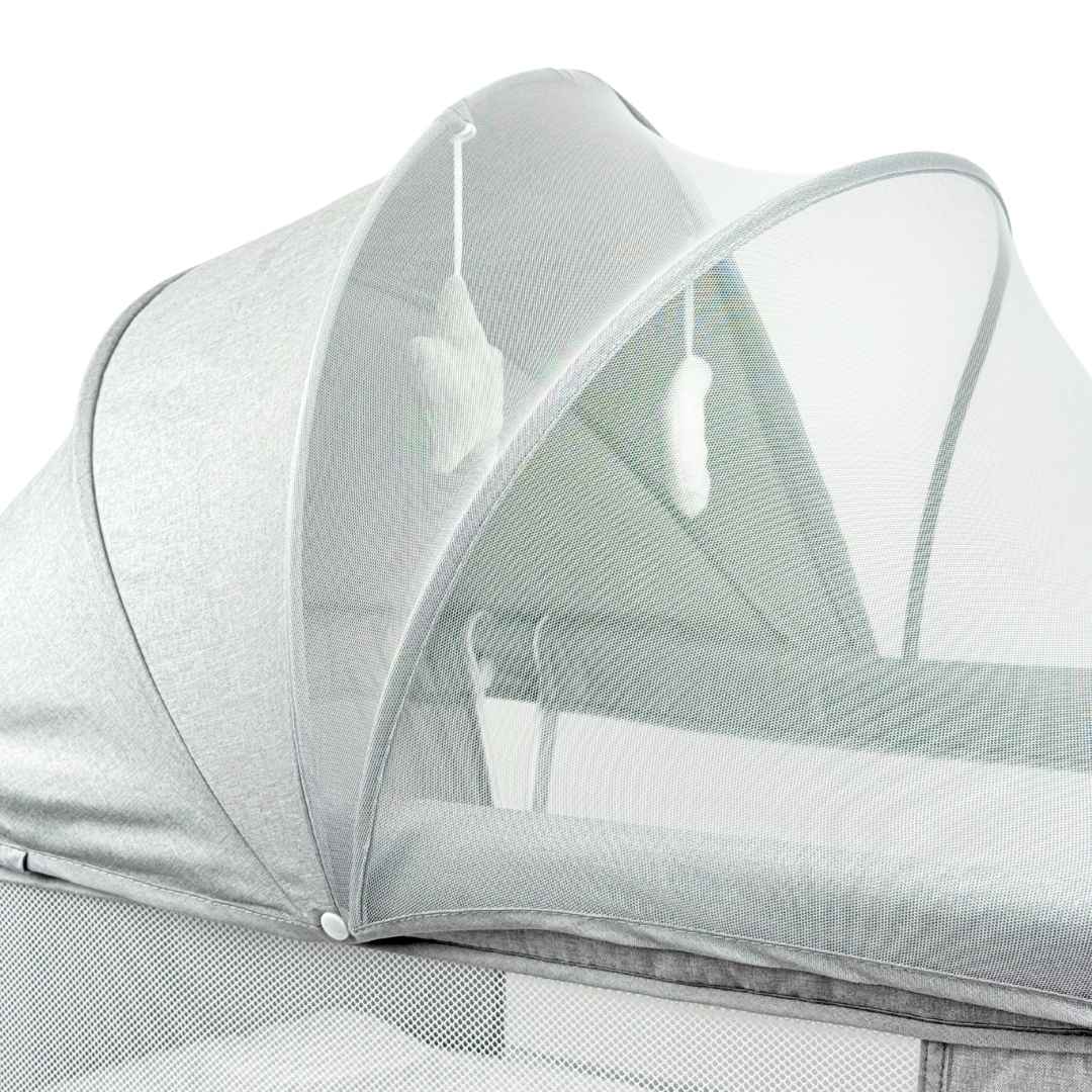 Colecho Eléctrico Delta Gris Claro De Maxibaby Travesuras