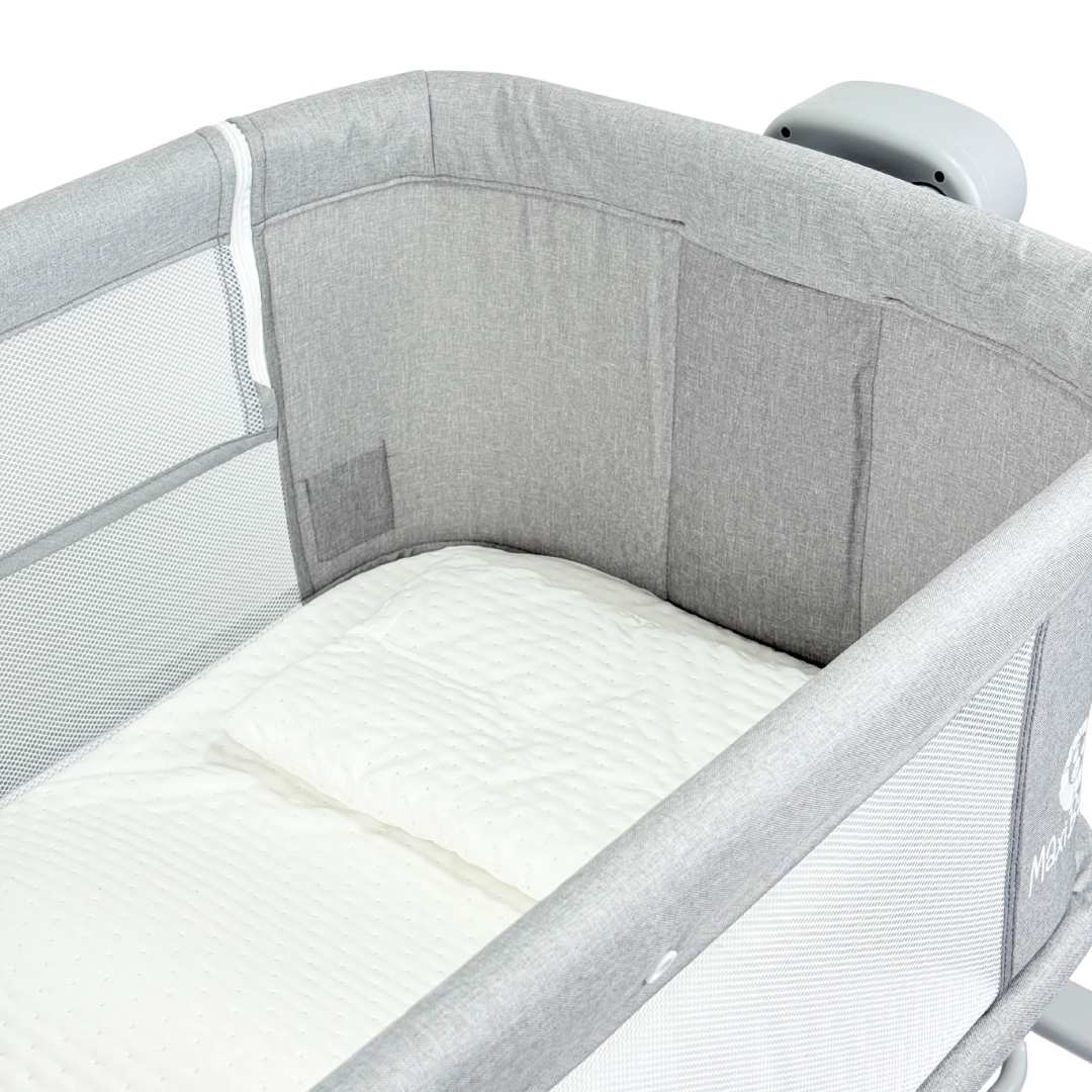 Colecho Eléctrico Delta Gris Claro De Maxibaby Detalles
