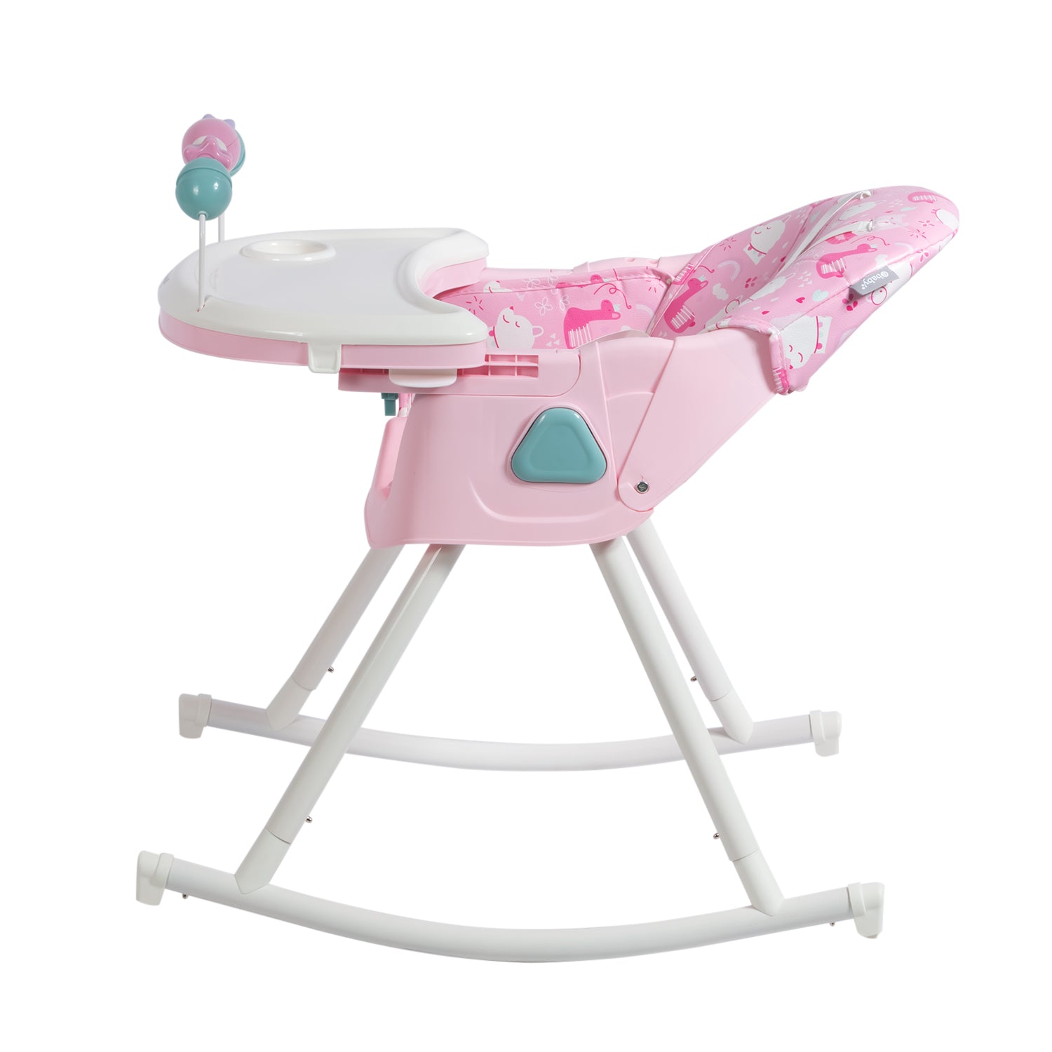 Comedor Para Bebé 2 En 1 Estampado Fucsia Dali Ebaby