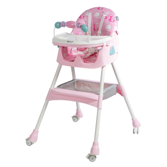 Comedor Para Bebé 2 En 1 Estampado Fucsia Dali Ebaby