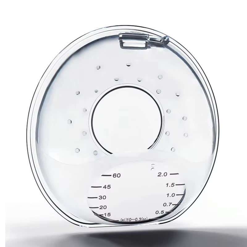 Conchas Recolectoras En Siclicona Transparente diseño