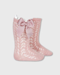 Medias Alta Canalada Lazo Palo Rosa Condor