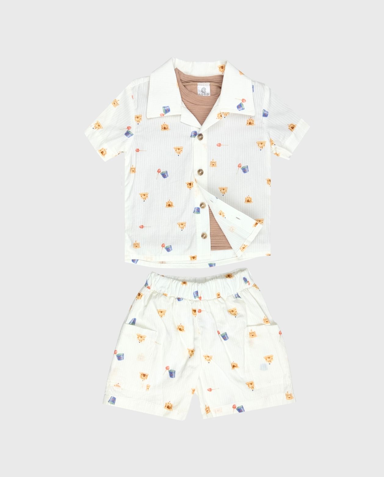 Conjunto 3 Piezas Bermuda Estampado