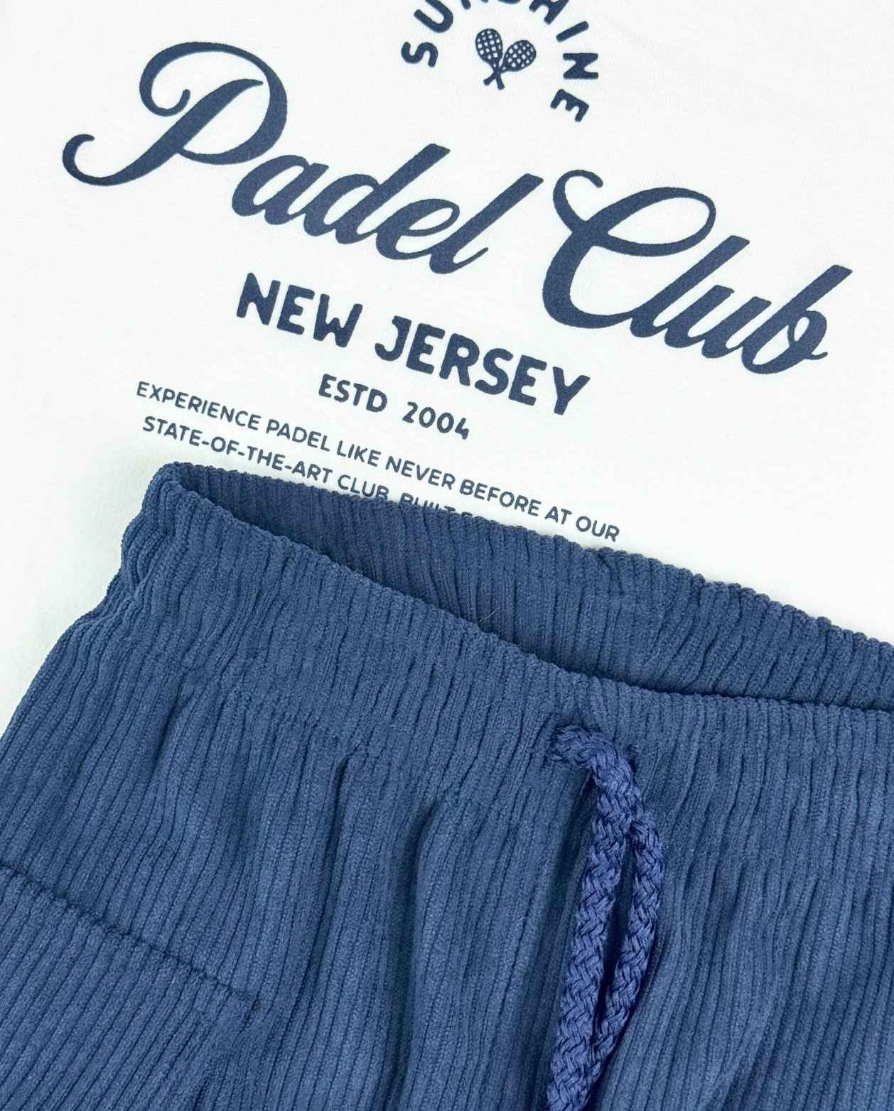 Conjunto 3 Piezas Bermuda Pádel Azul