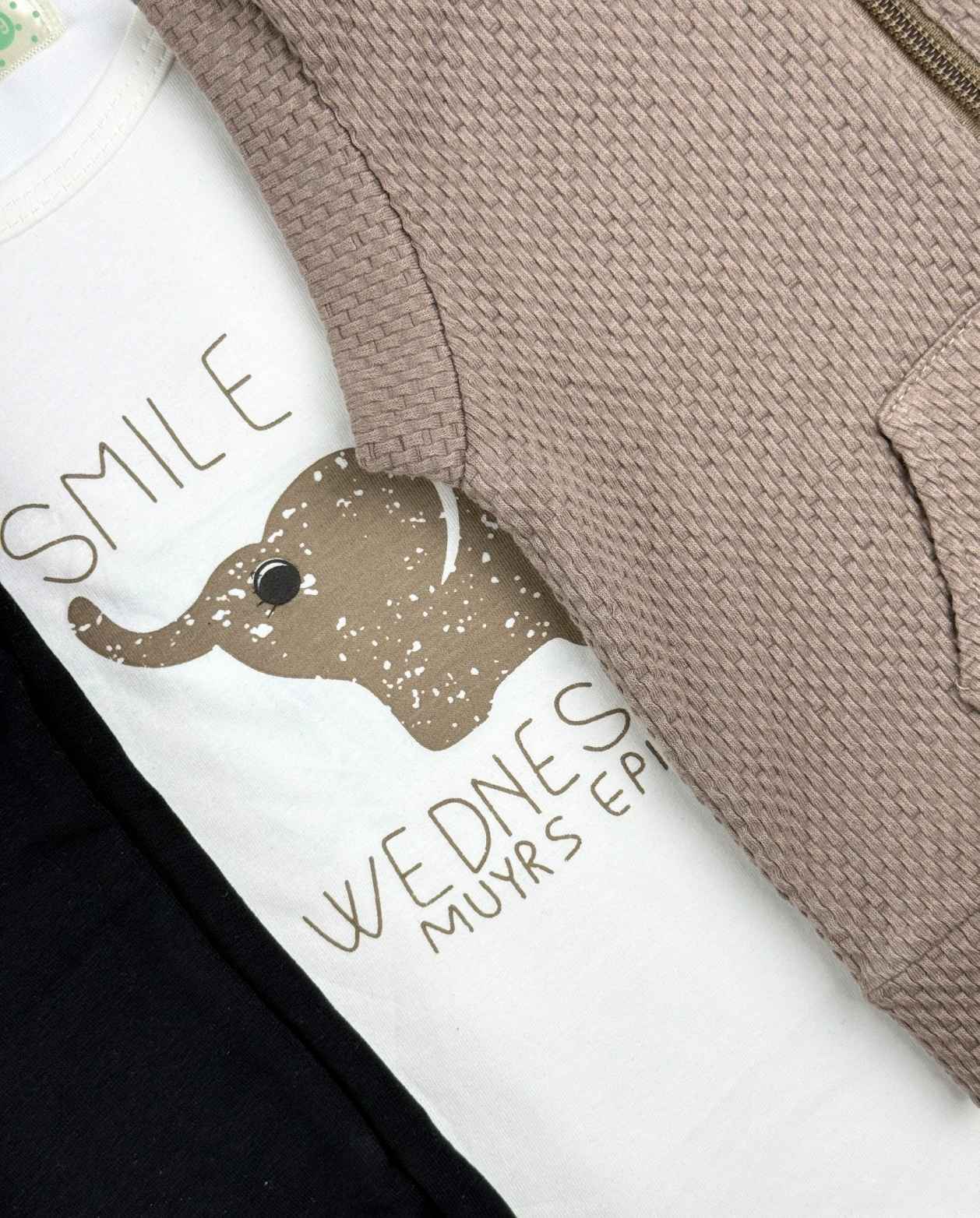 Conjunto 3 Piezas Saco Deportivo Café 