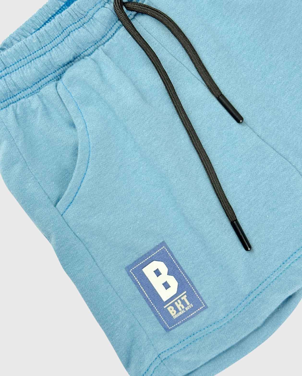 Conjunto Bermuda Deportivo Con Capota Blue