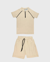 Conjunto Bermuda Galleta Con Cremallera