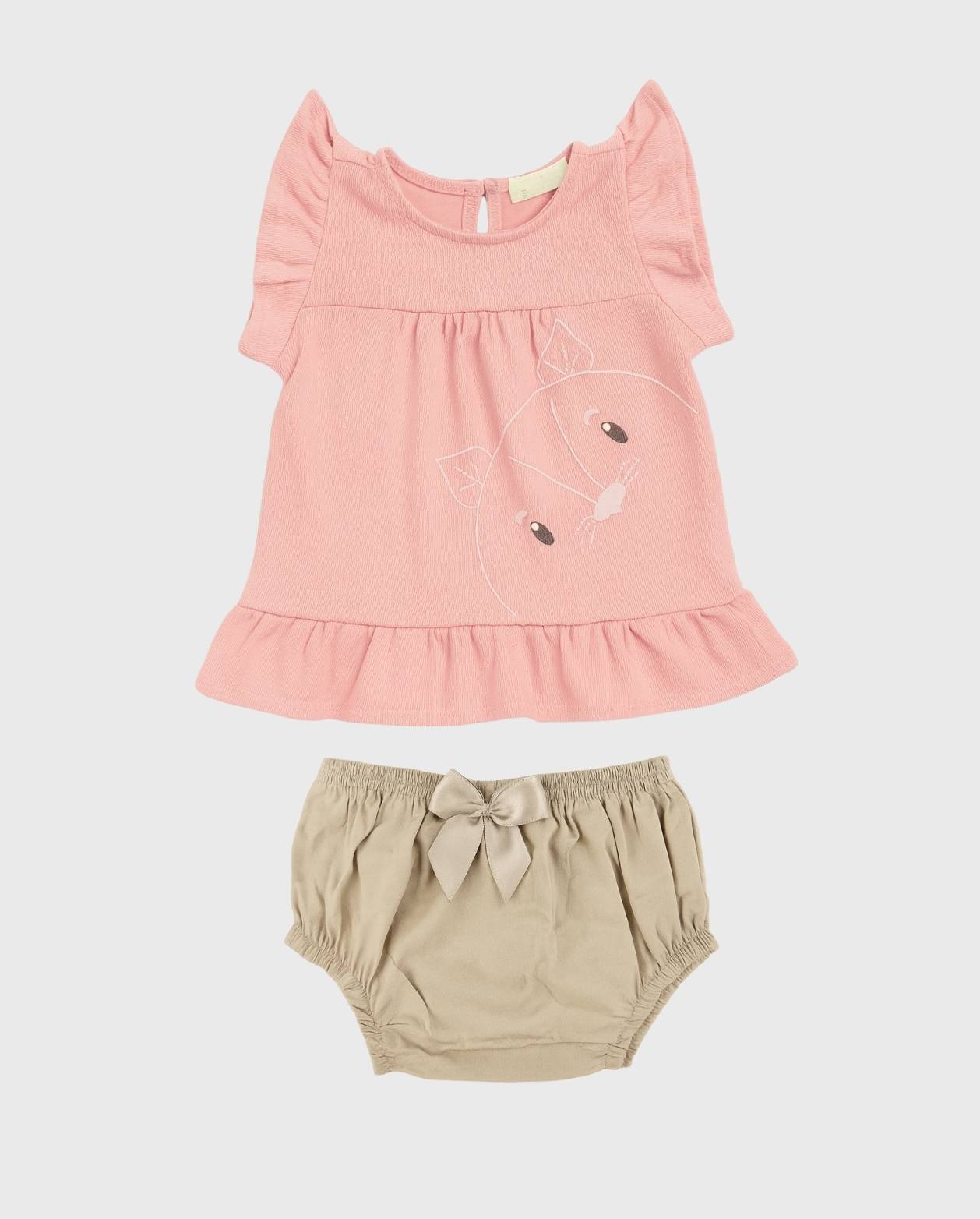 Conjunto Blusa Con Calzón Niñas