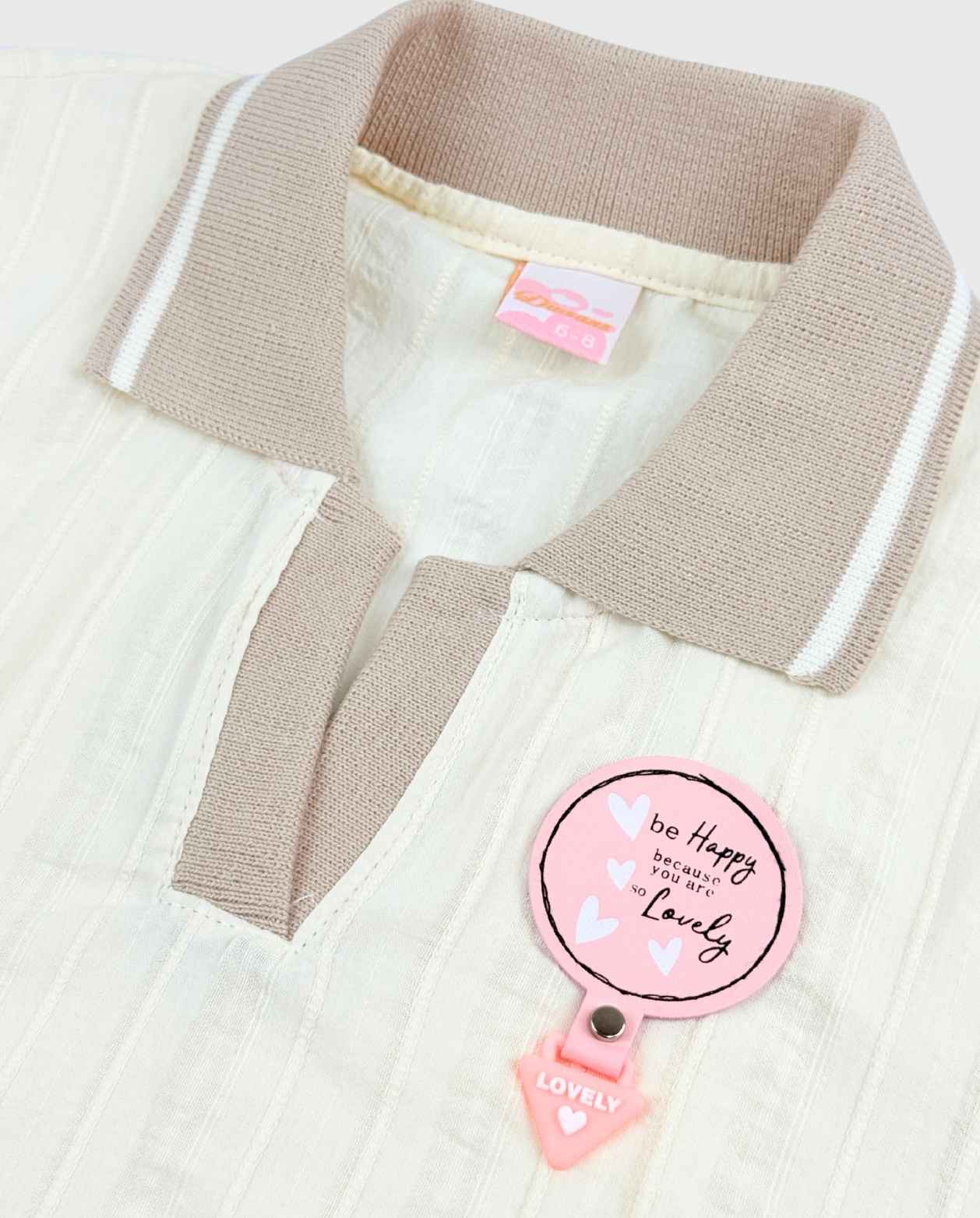 Conjunto Falda Short Plisada Con Blusa Tipo Polo Diseño