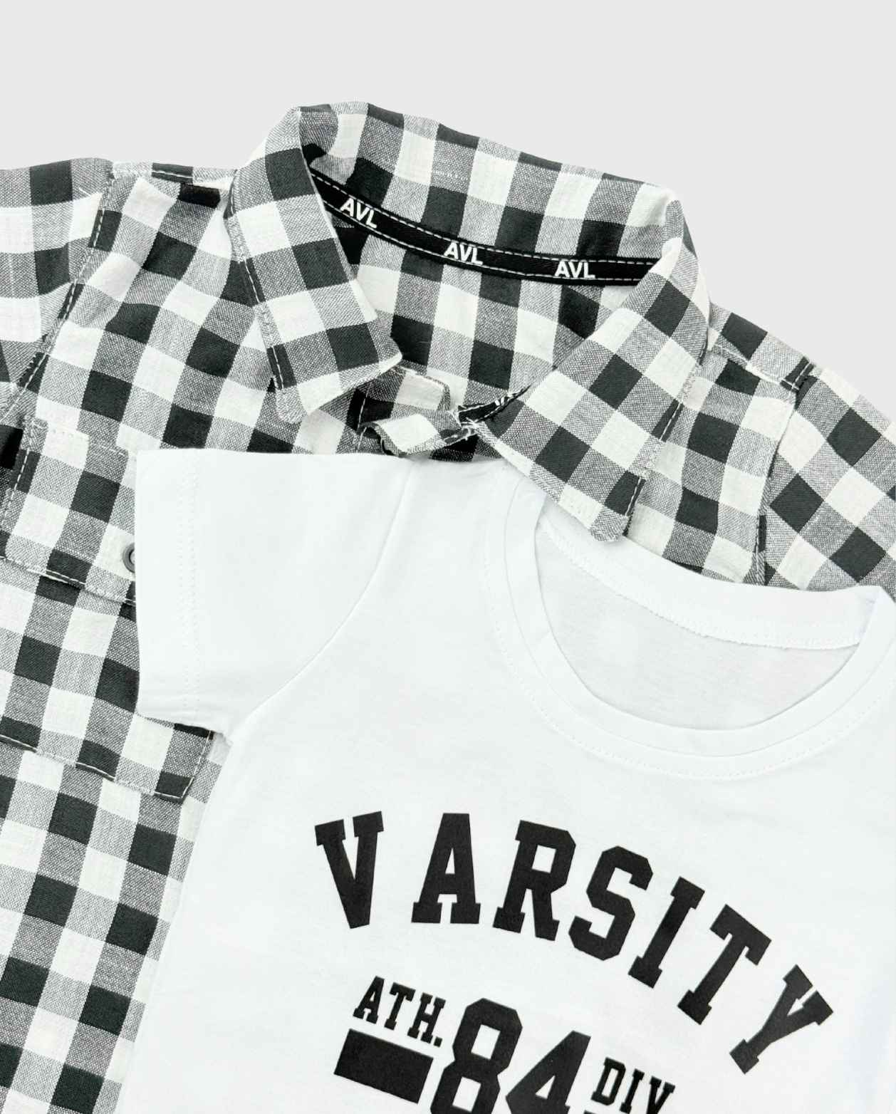 Conjunto Infantil 3 Piezas Camisa Leñador Detalles