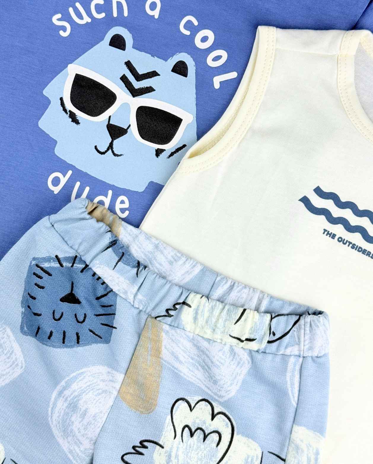 Conjunto Infantil 3 Piezas Tigre Detalles