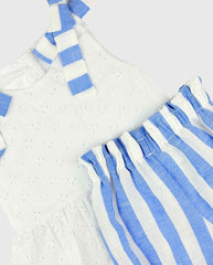 Conjunto Ojalillo Short Rayas Verano