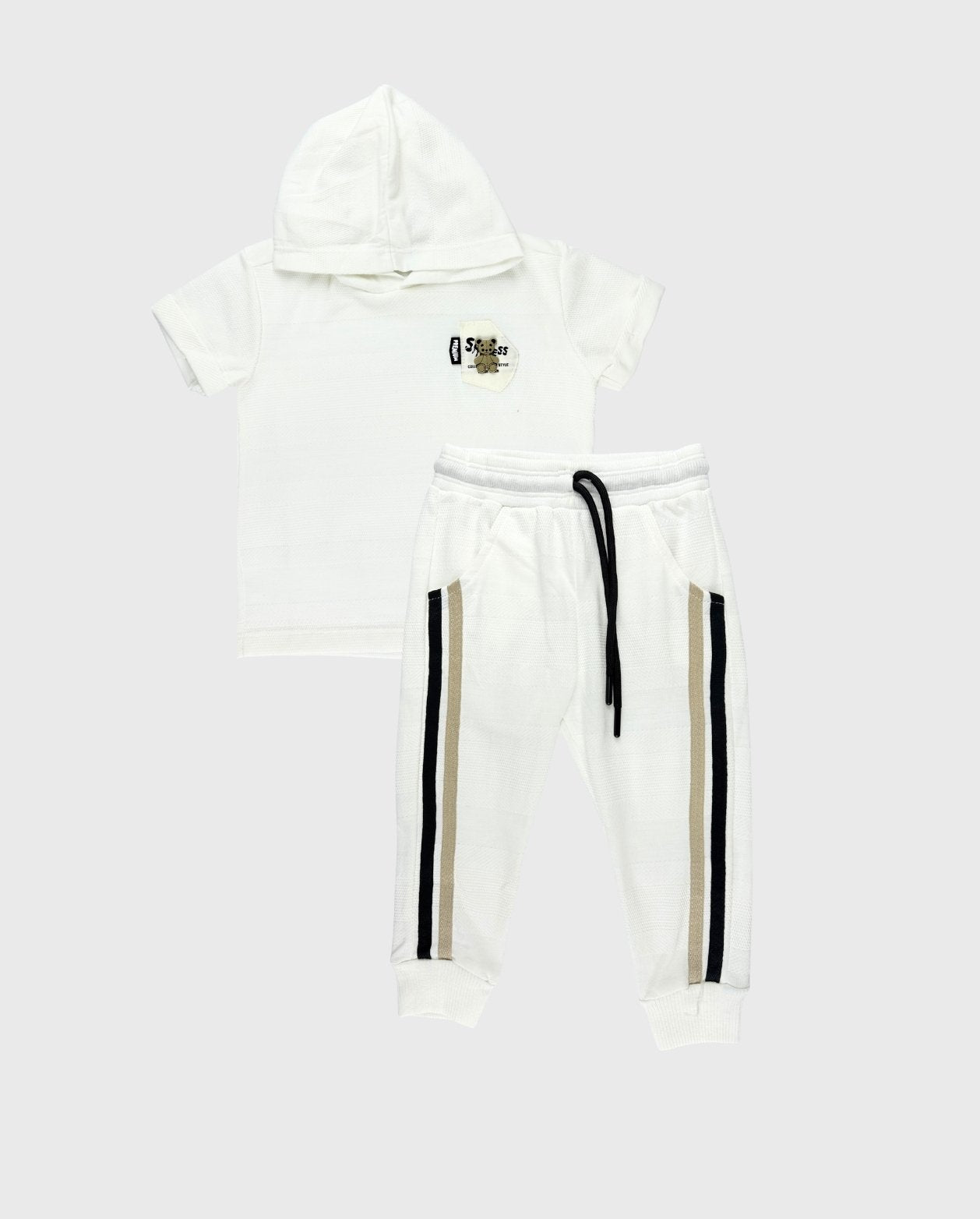 Conjunto Pantalón Jogger Oso Blanco