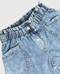 Conjunto Short Denim Plumeti Blue
