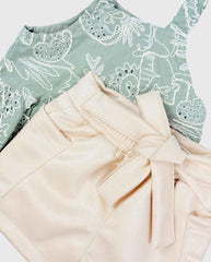 Conjunto Short y Blusa De Ojalillo Diseño