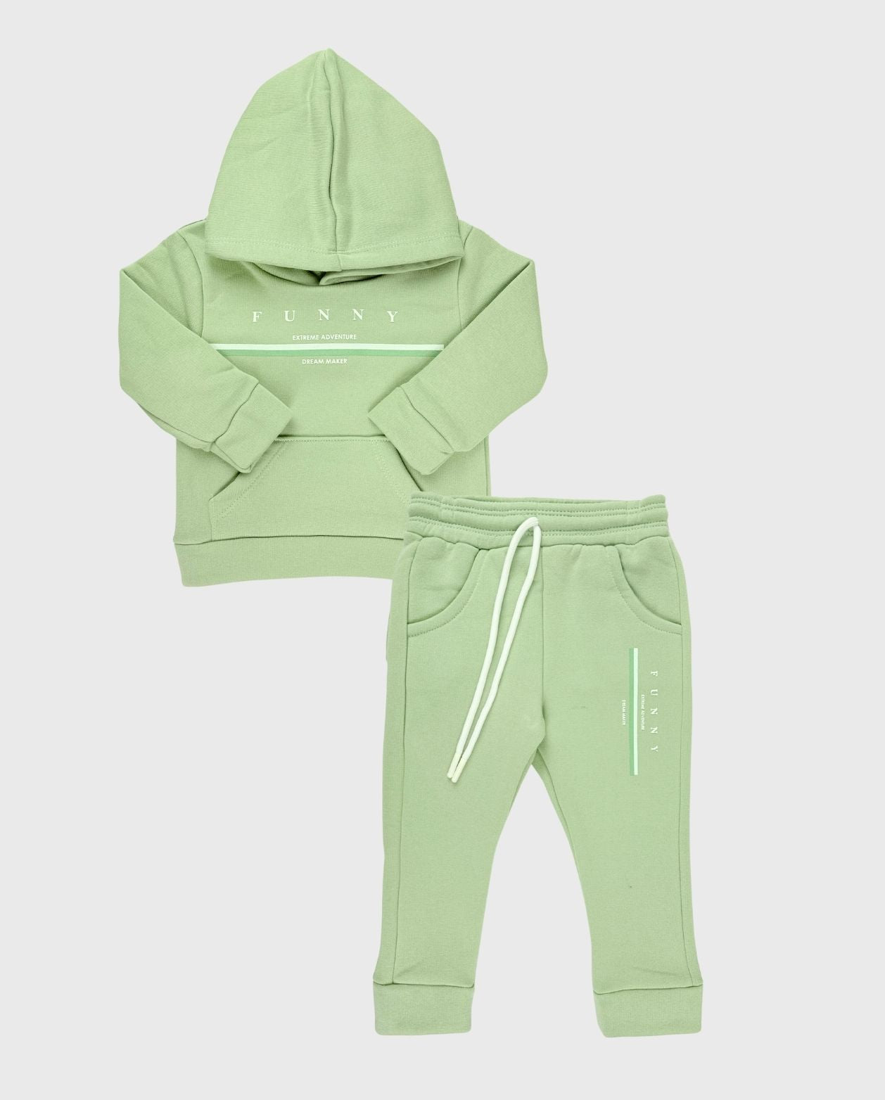 Conjunto Sudadera Funny Deportivo Verde