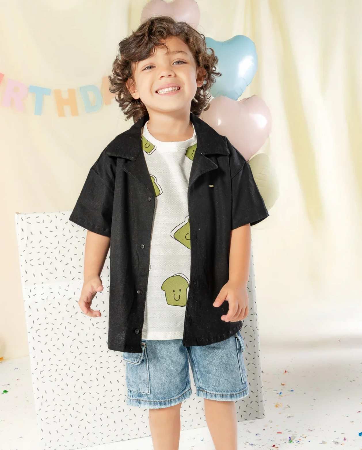 Conjunto 3 Piezas Bermuda Letras Modelos