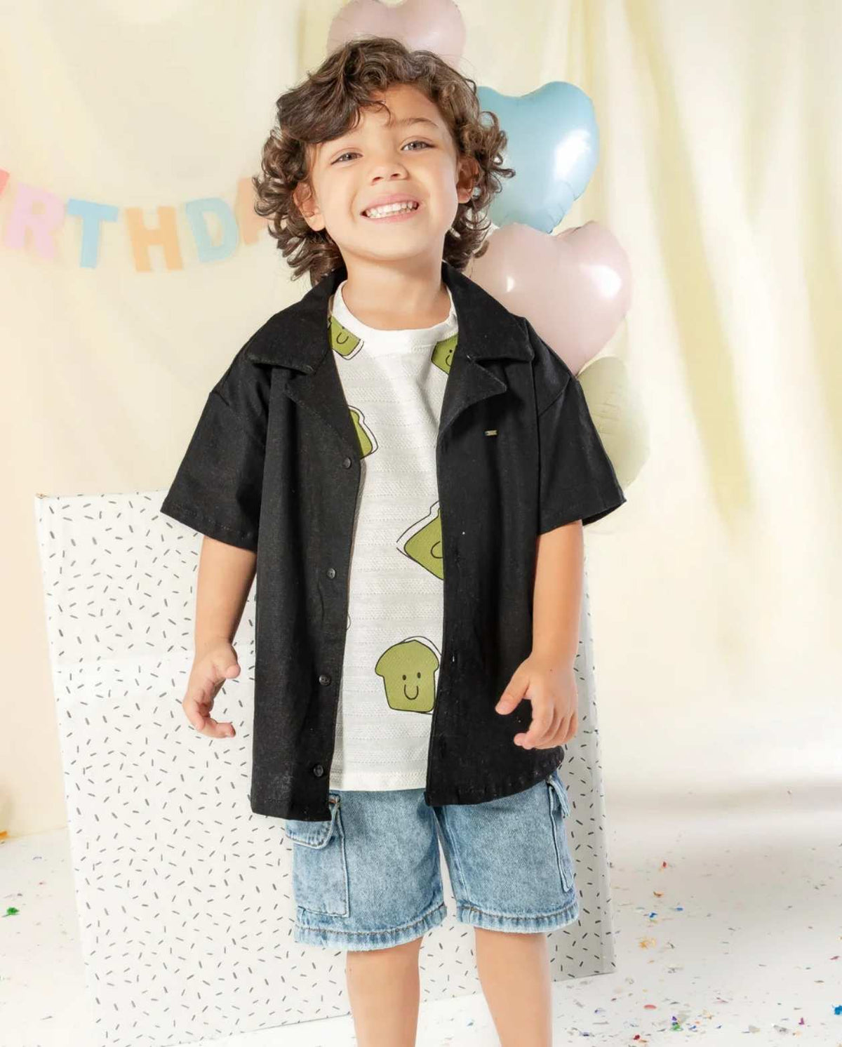 Conjunto 3 Piezas Bermuda Letras Modelos