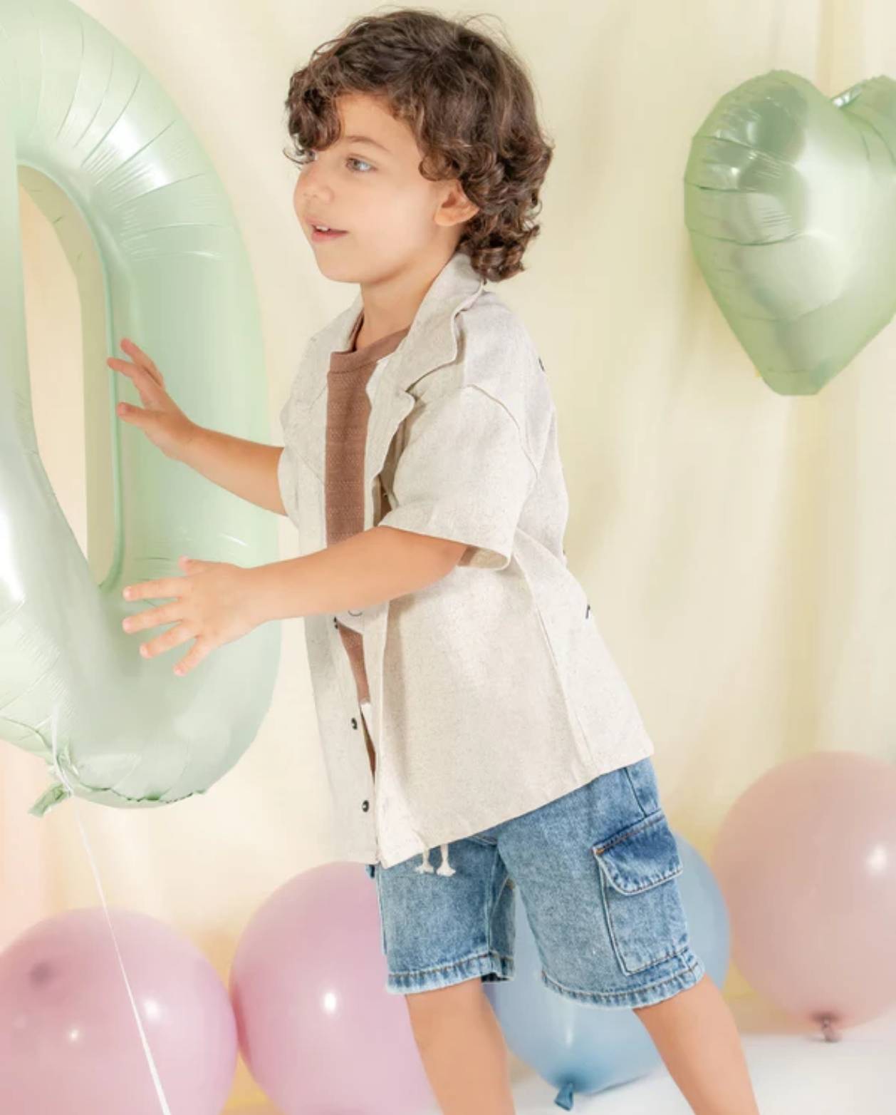 Conjunto 3 Piezas Bermuda Letras Moda