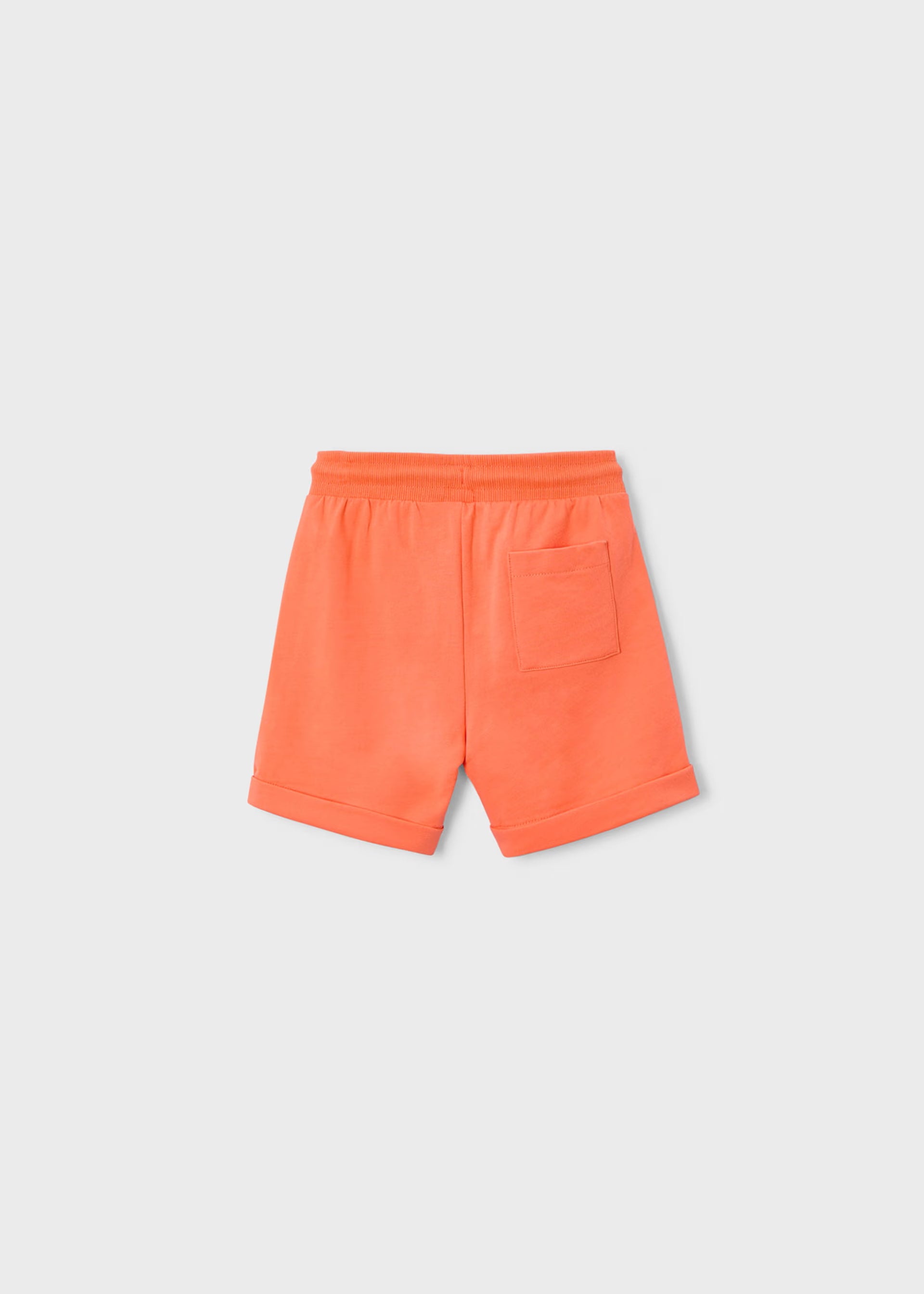 Conjunto 3 Piezas Camiseta Mono Naranja Mayoral bermuda