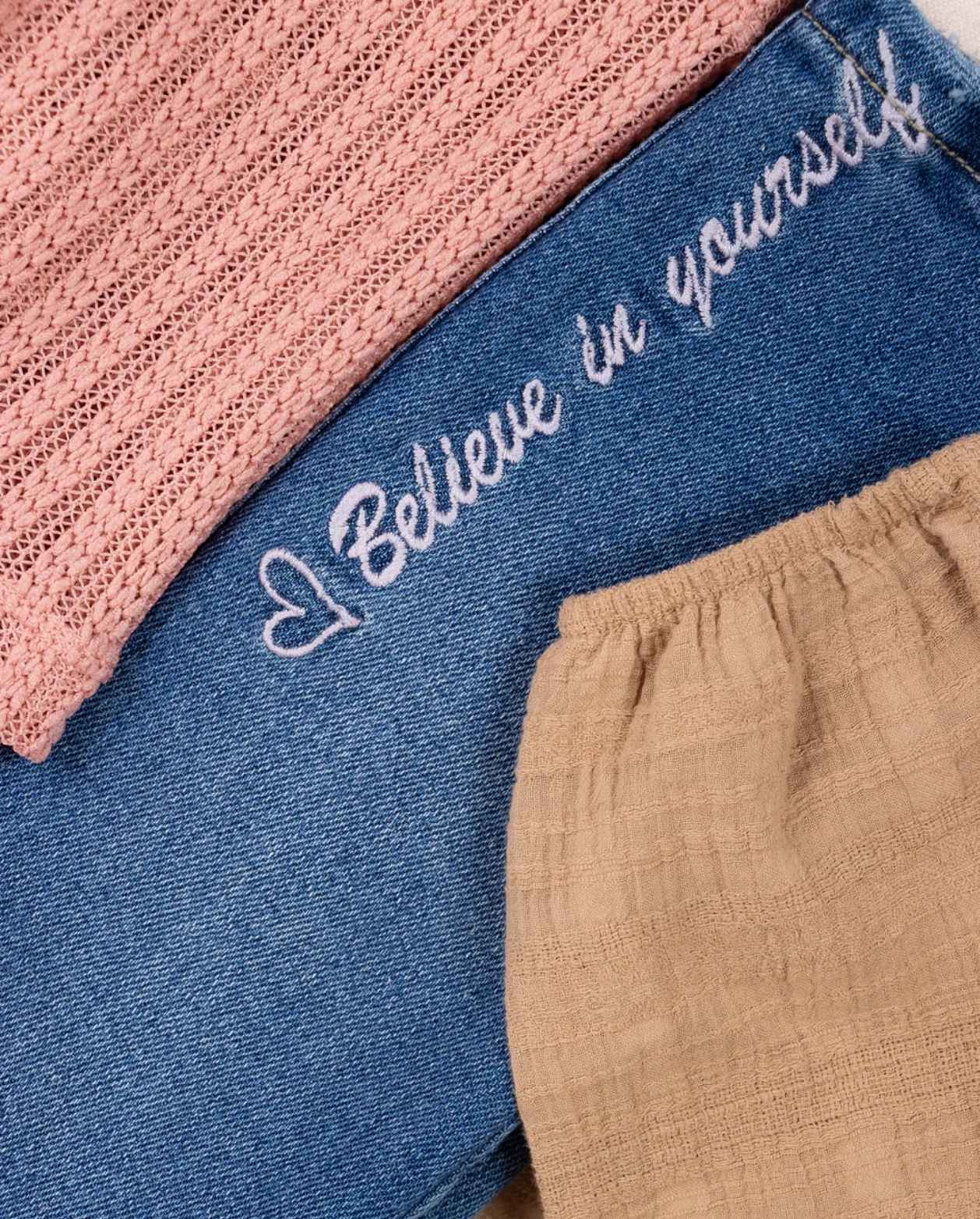 Conjunto 3 Piezas Chaleco Tejido Textura