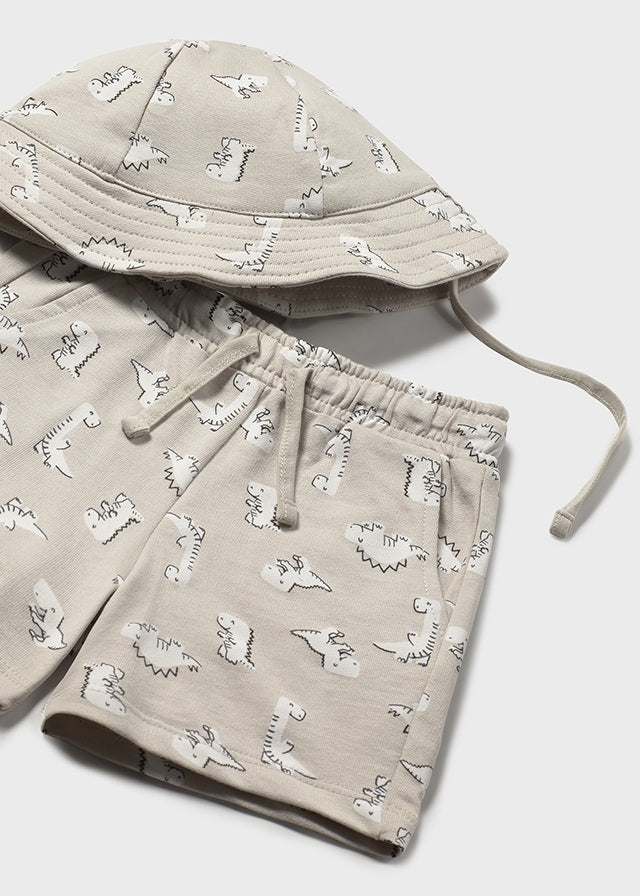 Conjunto 3 Piezas Dinosaurio Gris Mayoral pava