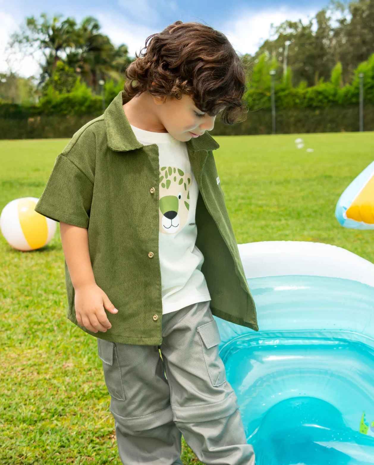 Conjunto 3 Piezas Pantalon Leopardo modelo