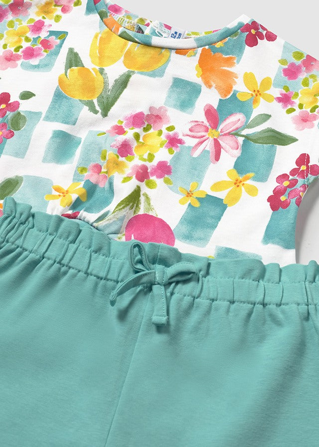 Conjunto 3 Piezas Shorts Azul Mayoral detalle