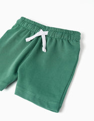 Conjunto Bermuda Animales del Mar Verde Zippy detalle