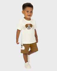 Conjunto Bermuda Bolsillo Dog Cafe Kyly